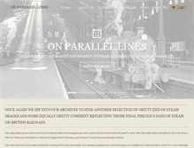 Tablet Screenshot of on-parallel-lines.co.uk